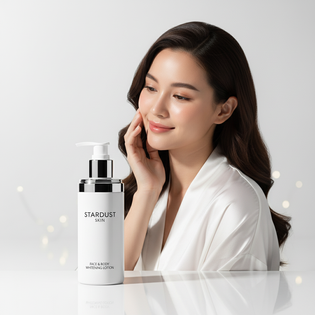 Stardust Skin Brightening Face & Body Lotion – Radiant Glow Hydration